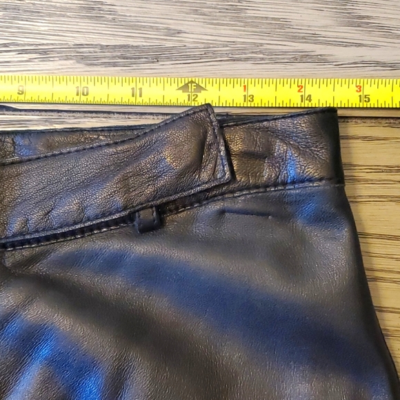 Leather Boot Cut Pants - Picture 8 of 10
